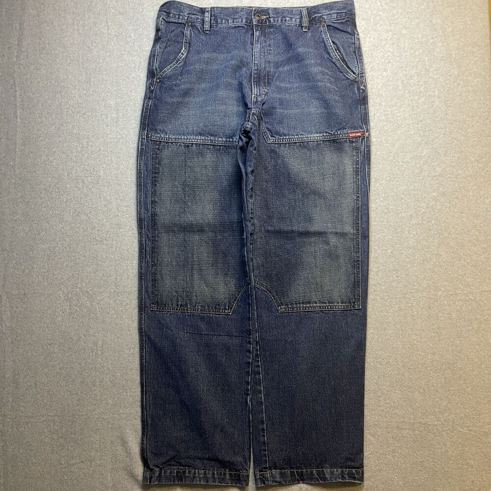 Y2K Ecko Unltd. Double Knee Carpenter Jeans Workwear Men Skater Baggy  Hiphop